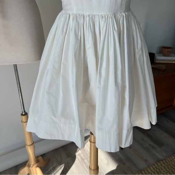 SOLD ❌ WHITE HALTER BALLET SKIRT GOWN - Picture 5 of 10